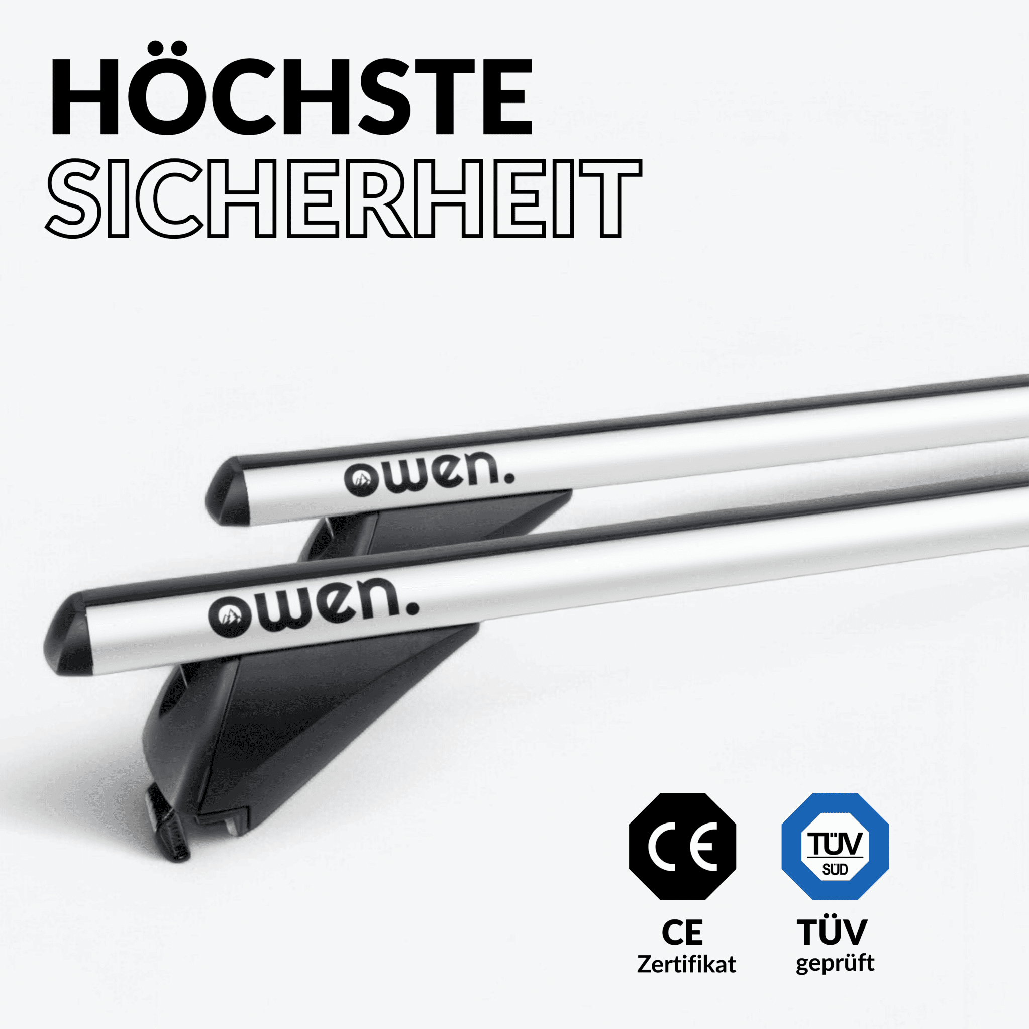 OWEN Dachträger 3.0 für geschlossene Reling - Hello Owen