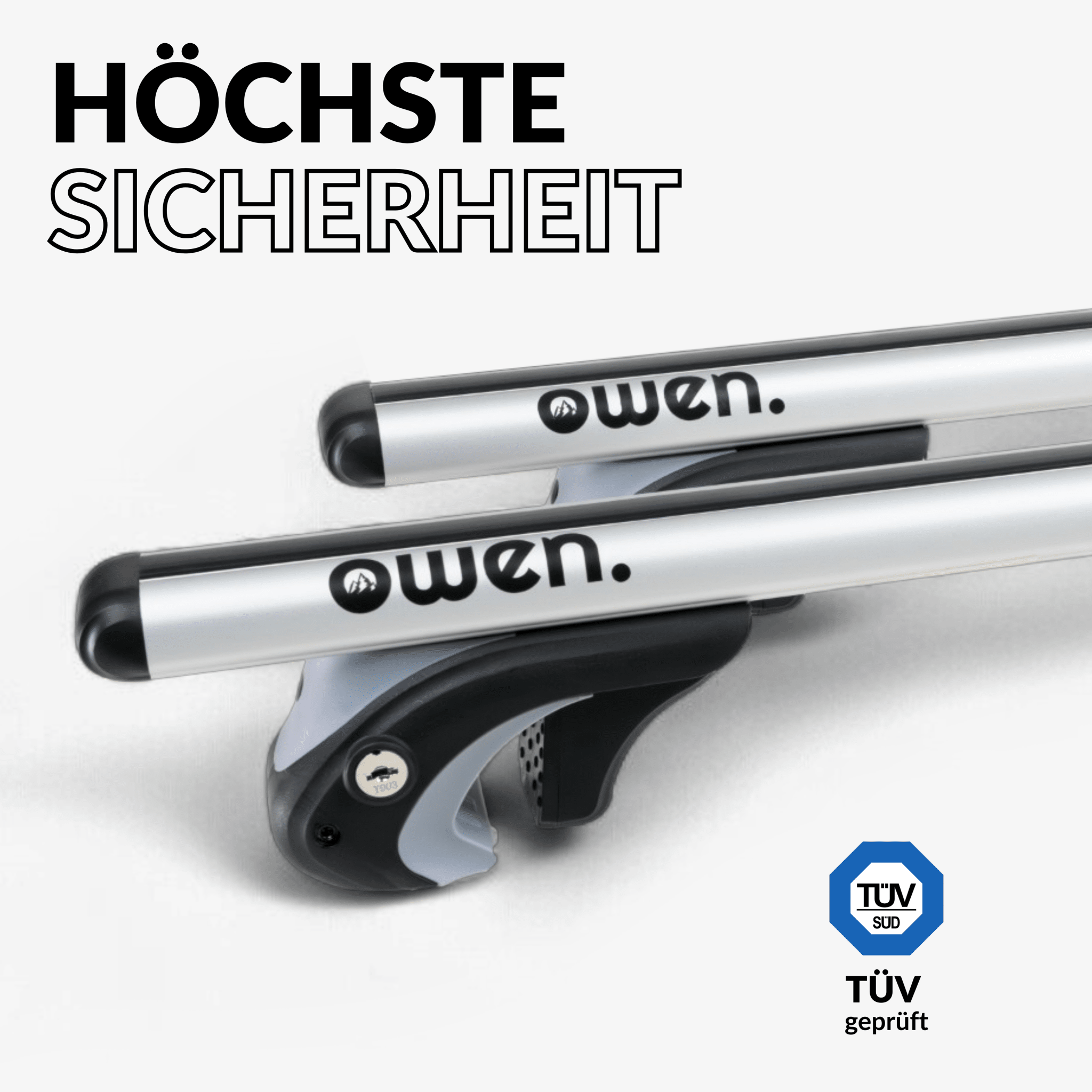 OWEN Dachträger 5.0 für offene Reling - OWEN