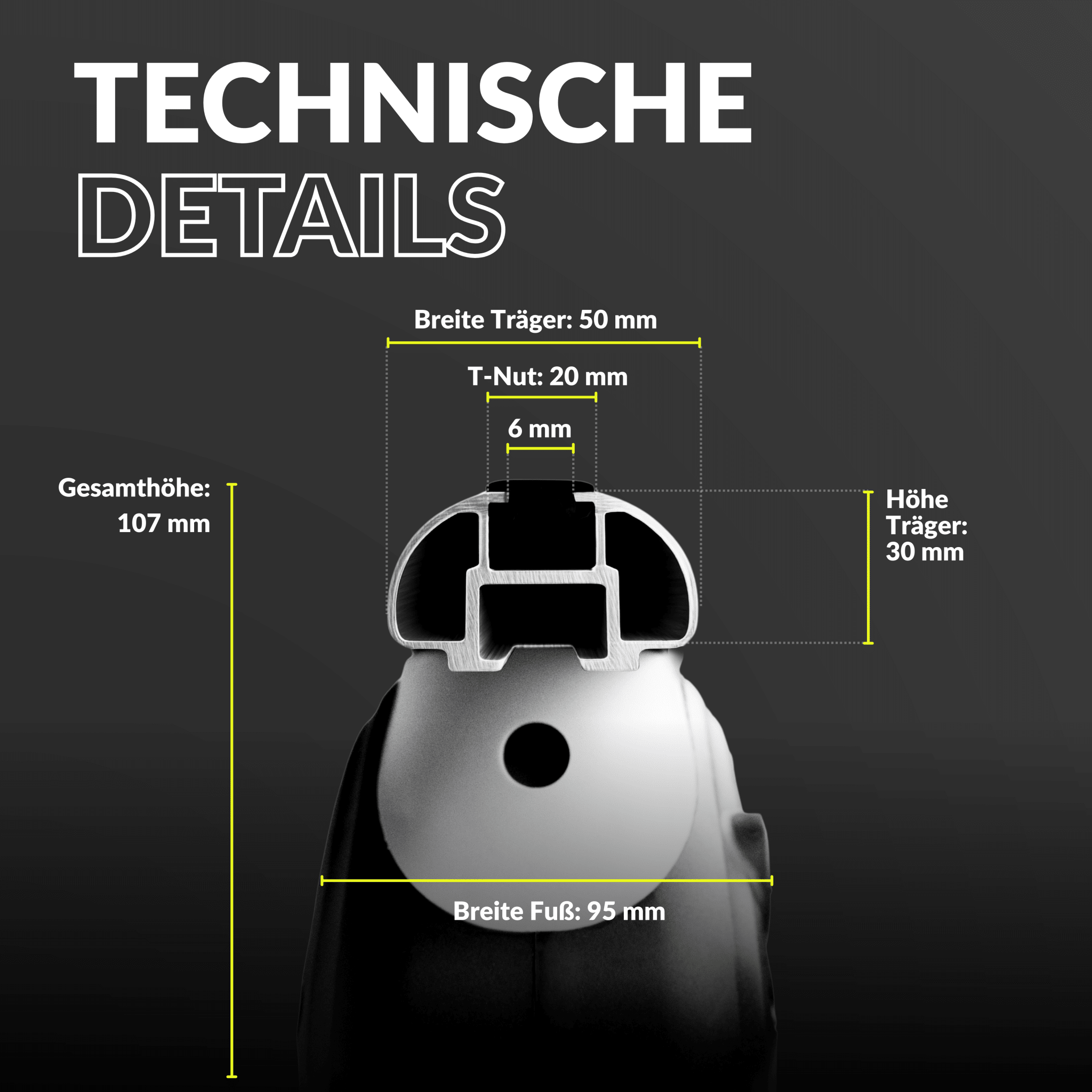 OWEN Dachträger 5.0 für offene Reling - OWEN